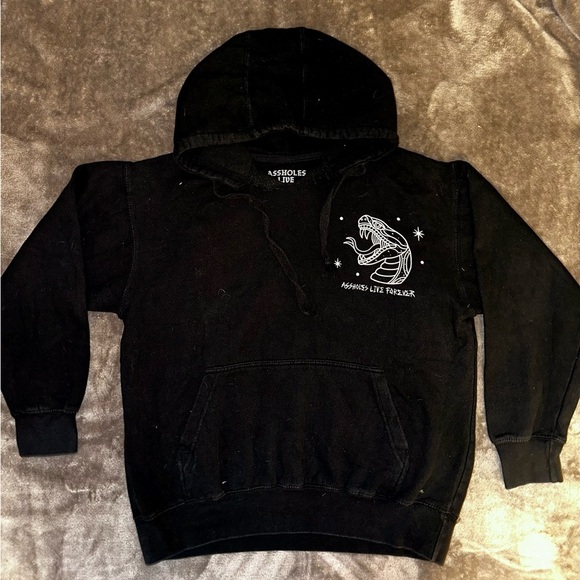 assholes live forever Other - Assholes Live Forever Black Hoodie